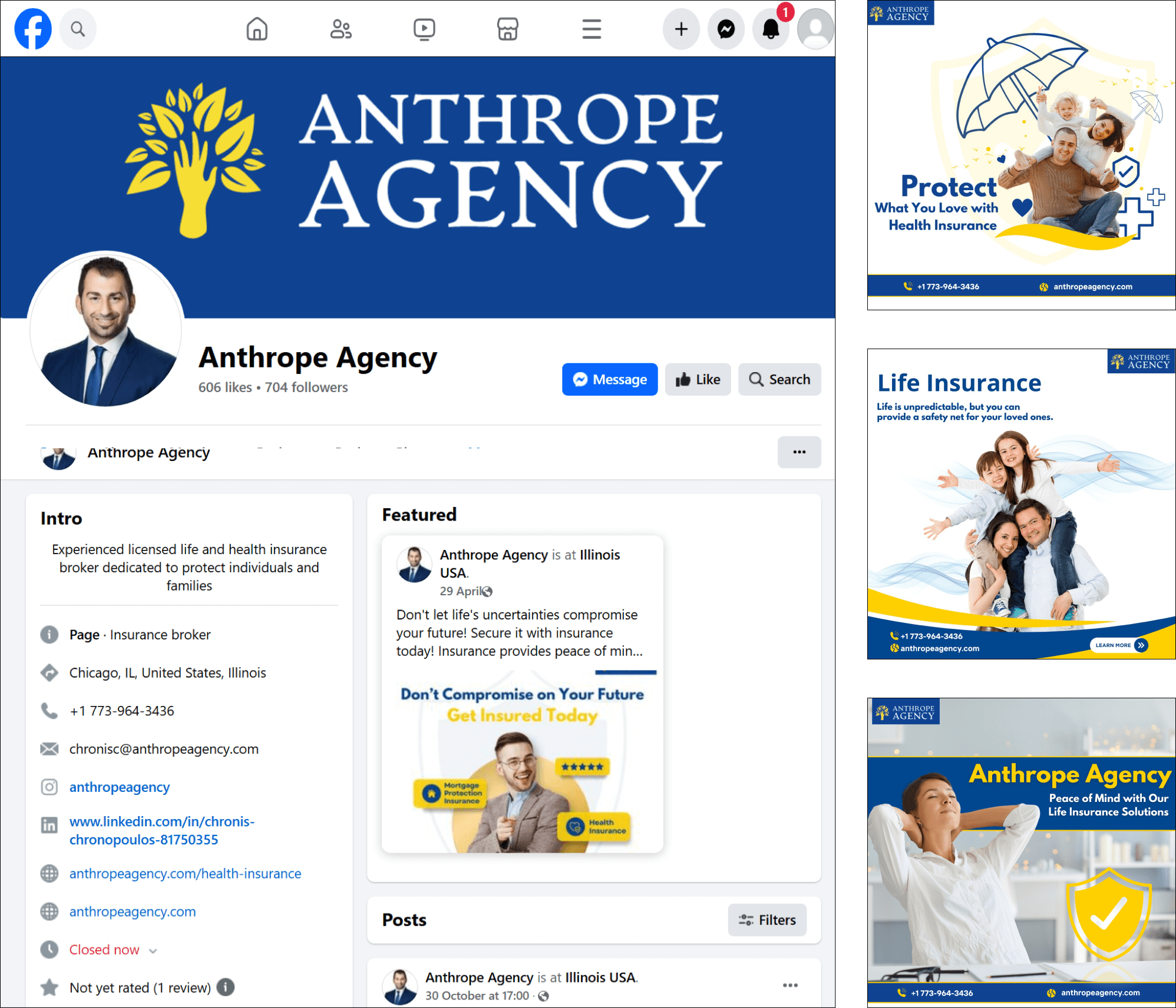 Anthrope Agency Social Media